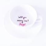 Proposal Cup, Will You Marry Me, Personalized Cup